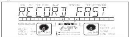 MARANTZ DR4050 - Opérations préalables à l'enregistrement à vitesse élevée - 1