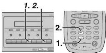 MARANTZ SR8400 - Recording the video from one source and the audio from another. - 1