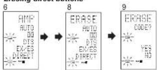 MARANTZ SR8400 - Erasing direct buttons - 1