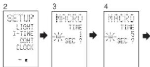 MARANTZ SR8400 - SETTING THE MACRO INTERVAL TIME - 1