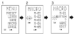 MARANTZ SR8400 - CHANGING NAMES OF MACRO PROGRAMS - 1
