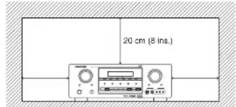 MARANTZ SR8400 - CAUTIONS ON INSTALLATION - 1