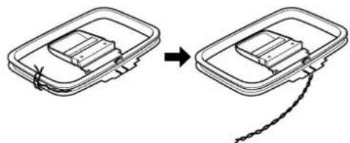 MARANTZ SR4320 - Assembling the AM loop antenna - 1