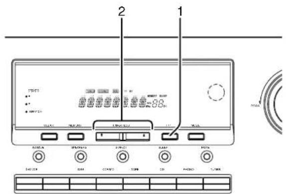 MARANTZ SR4320 - Richiamo di una stazione preselezionata - 1