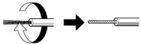 MARANTZ SR4320 - Connecting speaker wire - 2