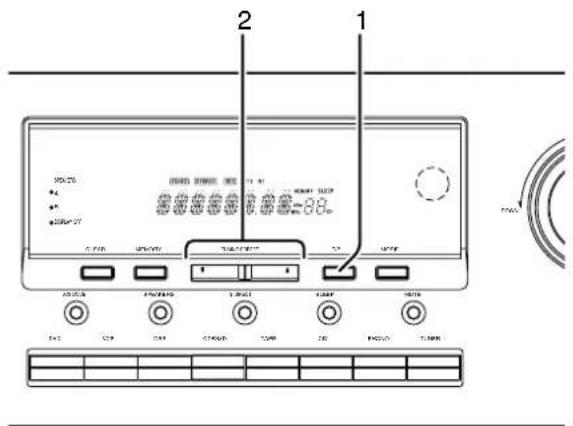 MARANTZ SR4320 - Acessar uma estação pré-ajustada - 1