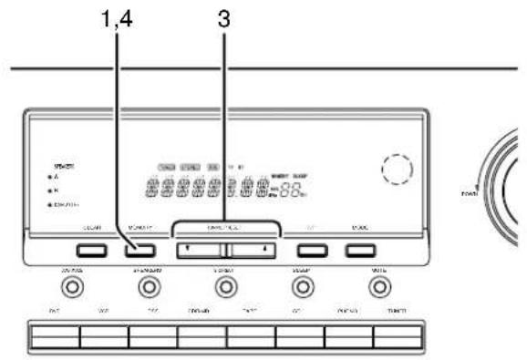 MARANTZ SR4320 - Cancelar estações pré-ajustadas - 1