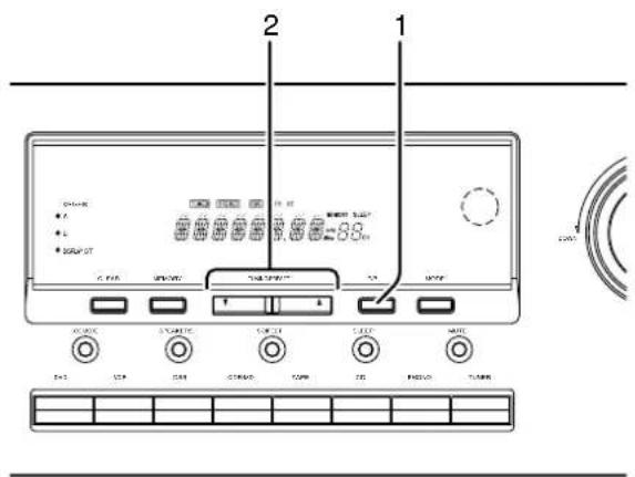 MARANTZ SR4320 - Recuperación de una emisora presintonizada - 1