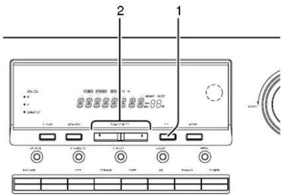 MARANTZ SR4320 - Rappel d'une station preréglée - 1
