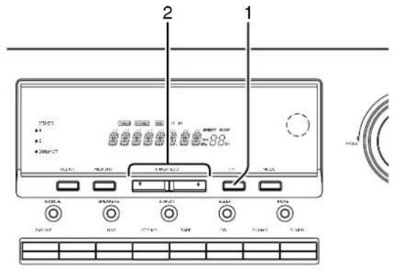 MARANTZ SR4320 - Een voorkeurzender oproepen - 1