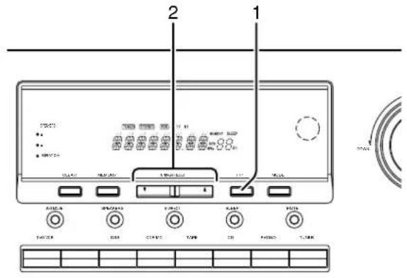 MARANTZ SR4320 - Inställning av forvalsstationer - 1