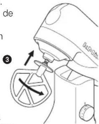 de ③