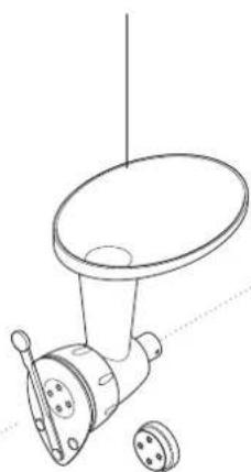 KENWOOD KM636 - grain mill AT941A - 3