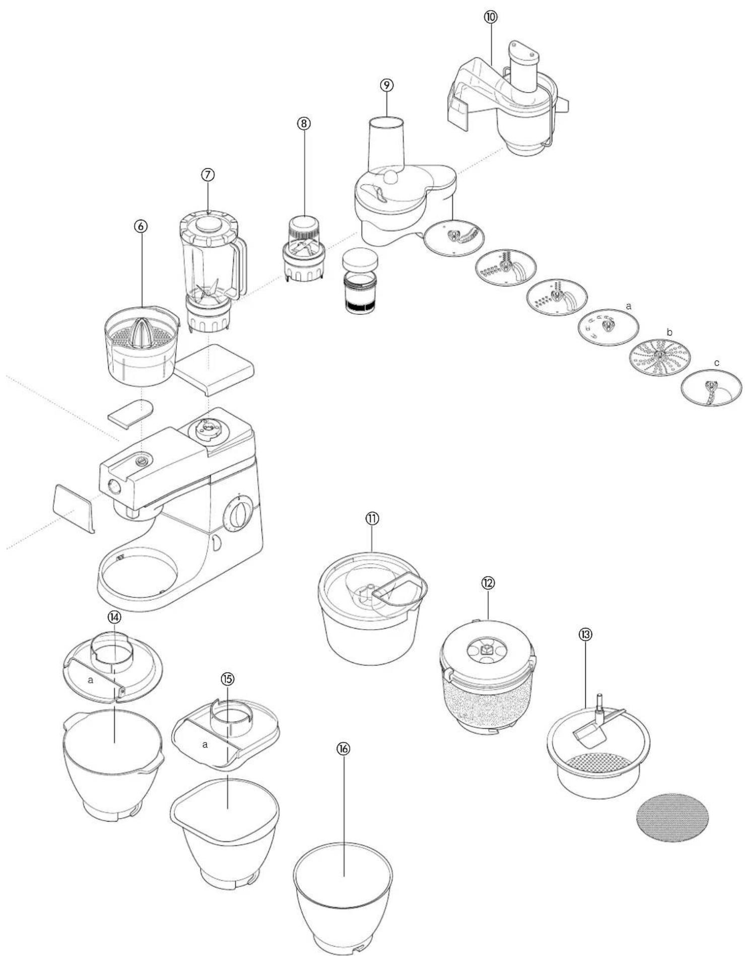KENWOOD KM301 - grain mill ⑤ A941 - 9
