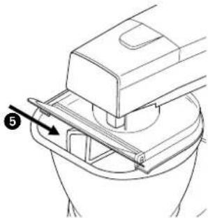 KENWOOD KM301 - per montare ed usare il paraspruzzi rotondo/a D (se fornito) - 3