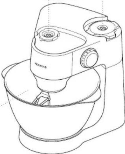 KENWOOD KM263 - centrifugeuse 4AT265 - 10