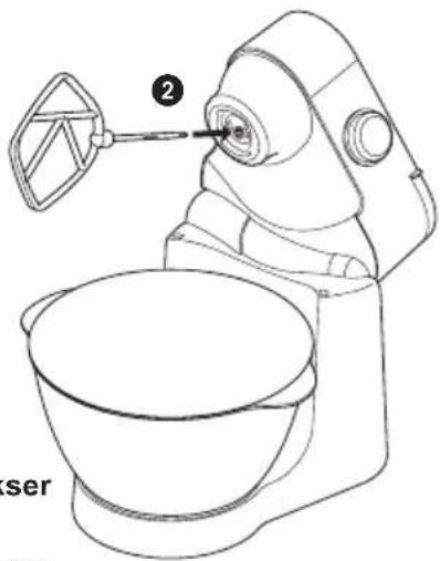 KENWOOD KM263 - mikserin kullanimi - 2