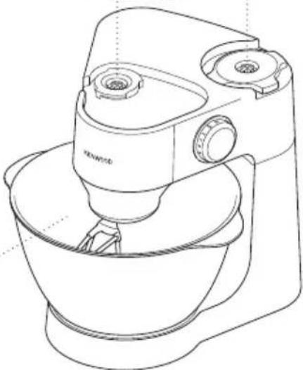 KENWOOD KM263 - the attachments available - 13