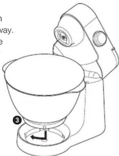 KENWOOD KM263 - important • Some movement of the mixer head is normal when mixing heavy loads such as bread dough. - 1