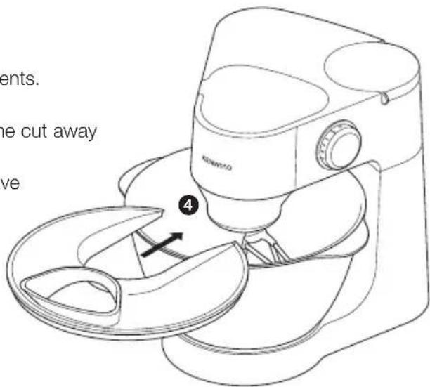 KENWOOD KM263 - to fit and use the splashguard - 1