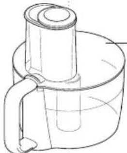 KENWOOD KM263 - centrifugeuse 4AT265 - 6