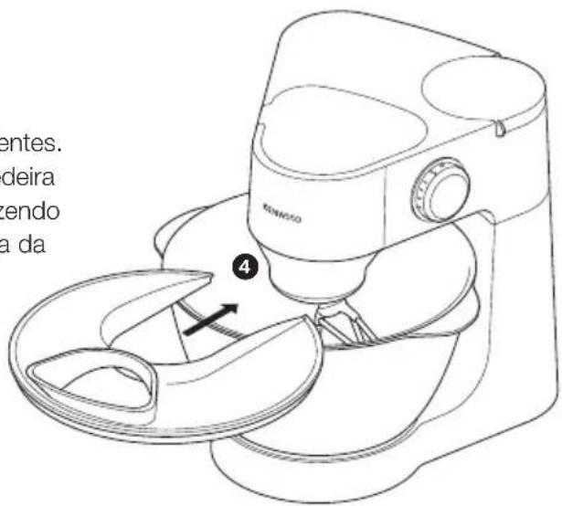 KENWOOD KM263 - para colocar e usar o resguardo anti-salpicos - 1