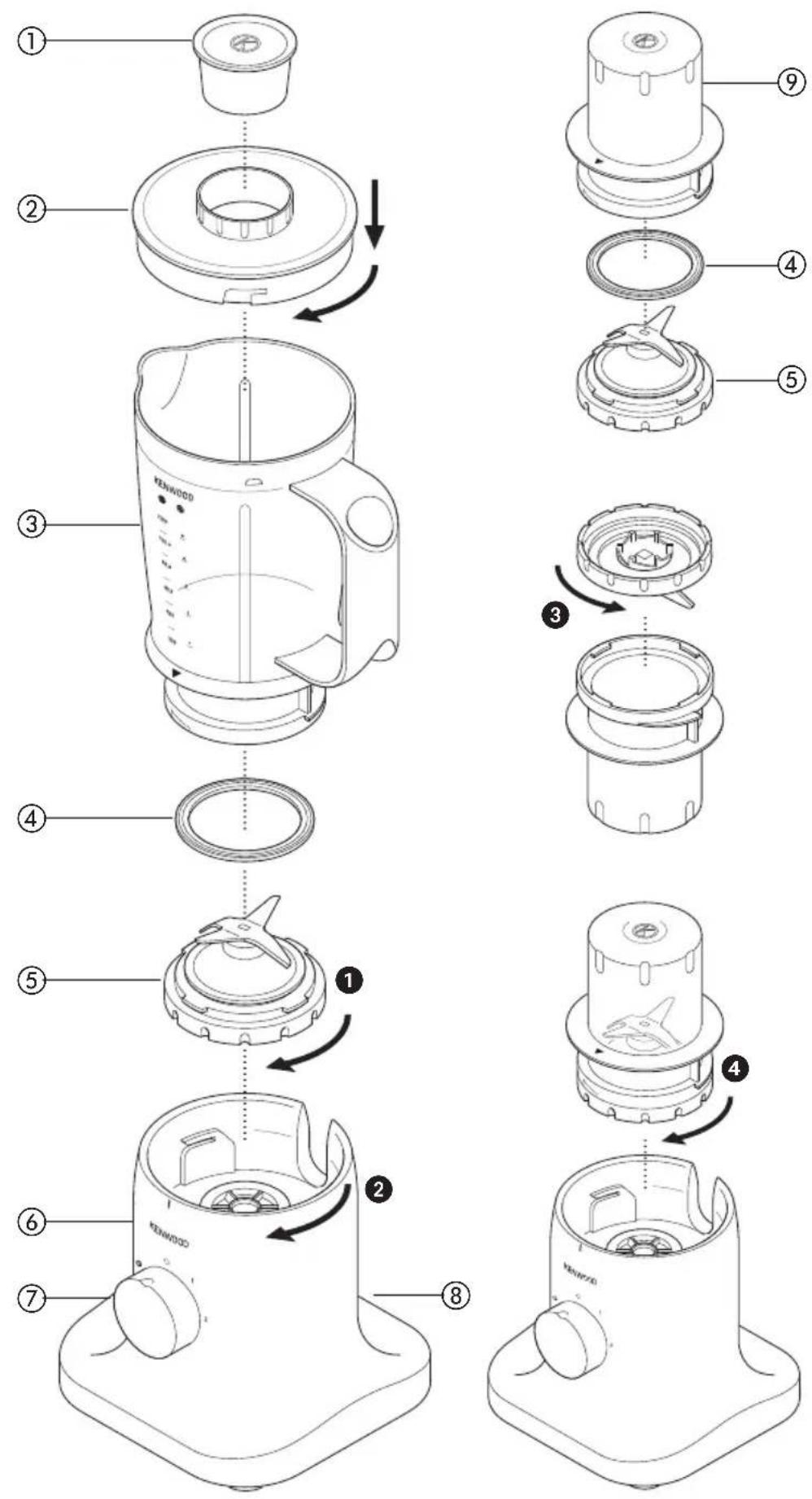 KENWOOD kMix BL380 - 1
