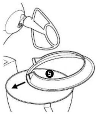 KENWOOD MX272 - Anbringen und Verwenden Ihres Ausgießschutzes - 1