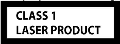 KENWOOD KDCW40441 - Le repère des produits utilisant des lasers (excepté pour certaines régions) - 1