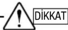 KENWOOD TK3312 - (OPSİYONEL) BATARYA PAKETINI TAKMA/ÇIKARMA - 1