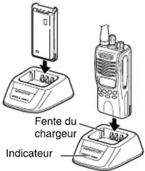 KENWOOD TK3312 - CHARGEMENT DU BLOC-PILES (CHARGEUR DE BATTERIE EN OPTION) - 2
