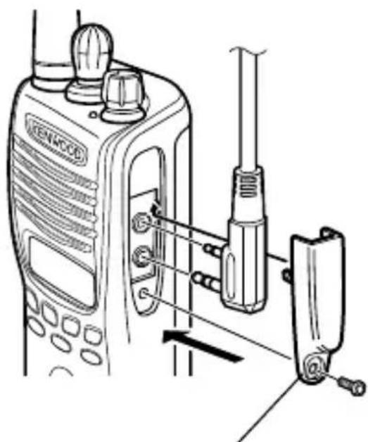 KENWOOD TK2312 - ΕΓΚΑΤΑΣΤΑΣΗ ΤΟΥ ΠΡΟΑΙΡΕΤΙΚΟΥ ΜΕΓΑΦΩΝΟΥ/ΜΙΚΡΟΦΩΝΟΥ (Η ΑΚΟΥΣΤΙΚΩΝ ΚΕΦΑΛΗΣ) - 1