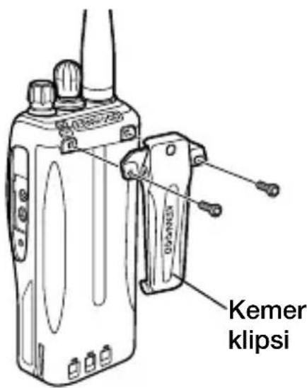 KENWOOD TK2312 - BEL KLİPSİ KURULUMU - 1