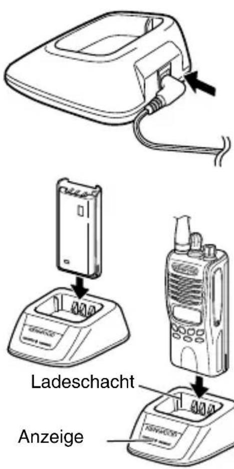 KENWOOD TK2312 - LADEN DES AKKUS (OPTIONALES AKKULADEGERÄT) - 1