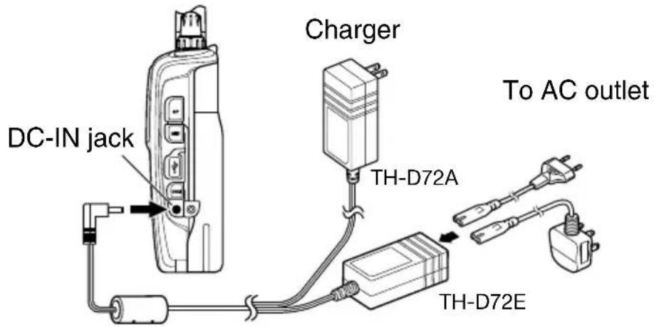 KENWOOD THD72A - INSTALLING THE BELT CLIP - 1