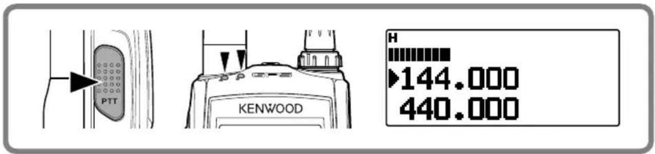KENWOOD THD72A - TRANSMITTING - 1