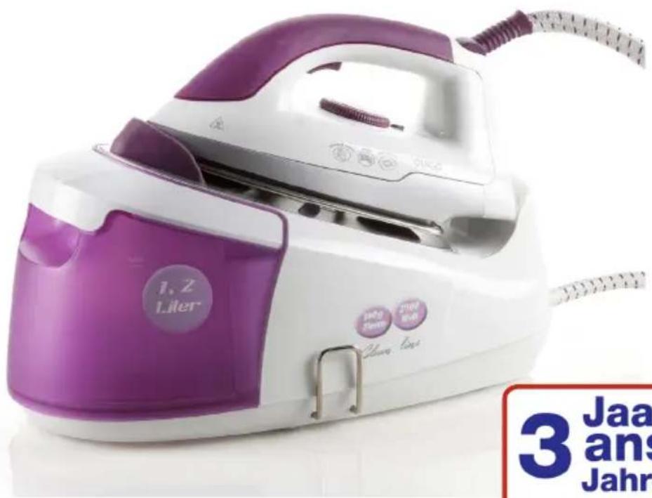 QUIGG SG4A6007 - Fer à repasser avec générateur de vapeur Bügeleisen mit Dampfgenerator - 1