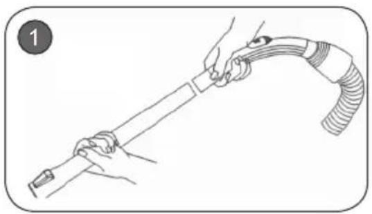 QUIGG VC14 - Montage du tube téléscopique - 1
