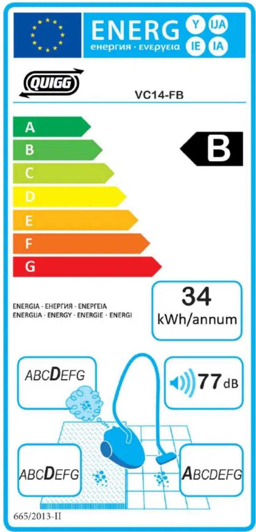 QUIGG VC14 - INFORMATION SUPPLEMENTaire - 1