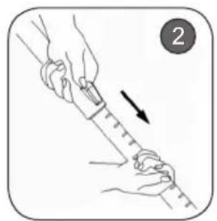 QUIGG VC14 - Montage du tube téléscopique - 2