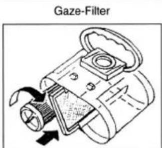 QUIGG Topo 1600 - Filter des Staubbehalters reinigen - 3