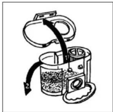 QUIGG Topo 1600 - Staubbehälter entnehmen - 2