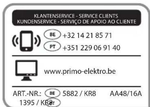 QUIGG KR8 - ANTWOORDKAART / CARTE DE REPONSE ANTWORKARTE / FORMULARIO DE GARANTIA - 1
