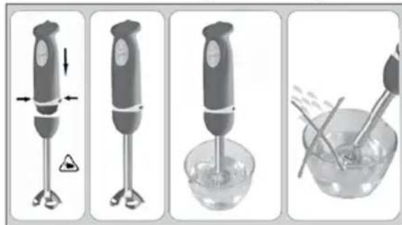 QUIGG SM4 - UTILISATION DU MIXEUR POUR LA SOUPE - 1