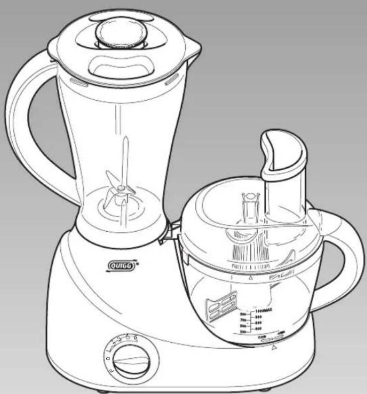 QUIGG GTFP02 - Robot de cuisine GT-FP-02 - 1