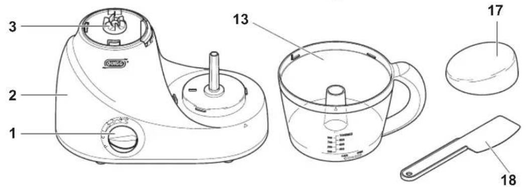 QUIGG GTFP02 - CONTENU DE L'EMBALLAGE / DESCRIPTION DE L'APPAREIL - 2