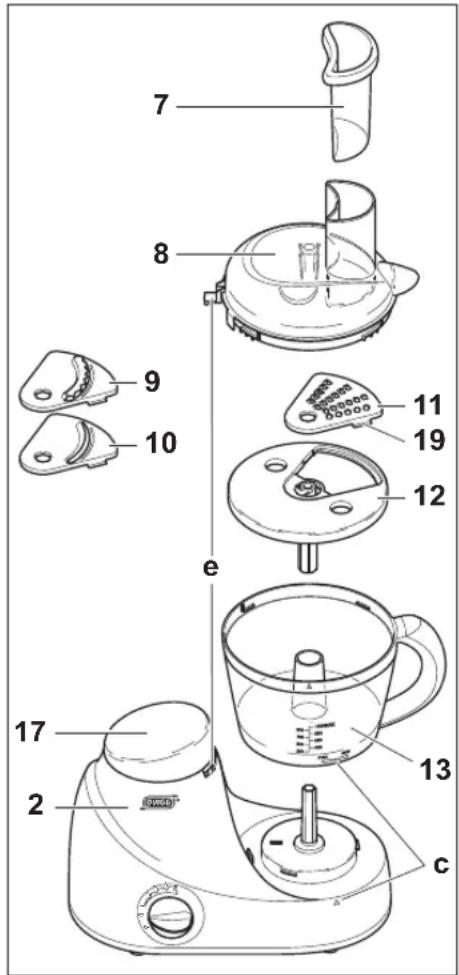 QUIGG GTFP02 - Disque à raper et à trancher - 1