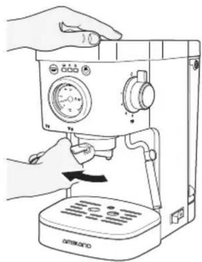 QUIGG GTEM02 - Siebträger einsetzen und lösen - 2