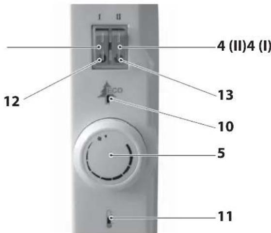 QUIGG GTGH01 - Niveau de chauff age I (1000 W) - 1