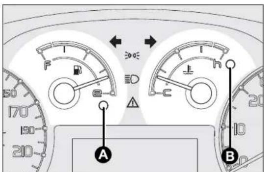 FIAT Qubo (2016) - INDICATEURDETEMPÉRATUREDU LIQUIDEDEREFROIDISSEMENTDU MOTEUR - 1